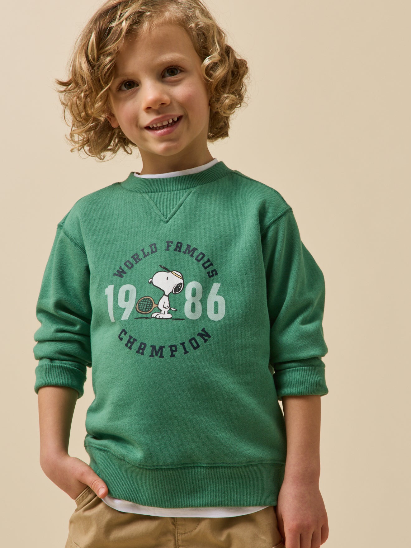 Child's Cyrillus x Peanuts™ sweatshirt - The Snoopy Collection