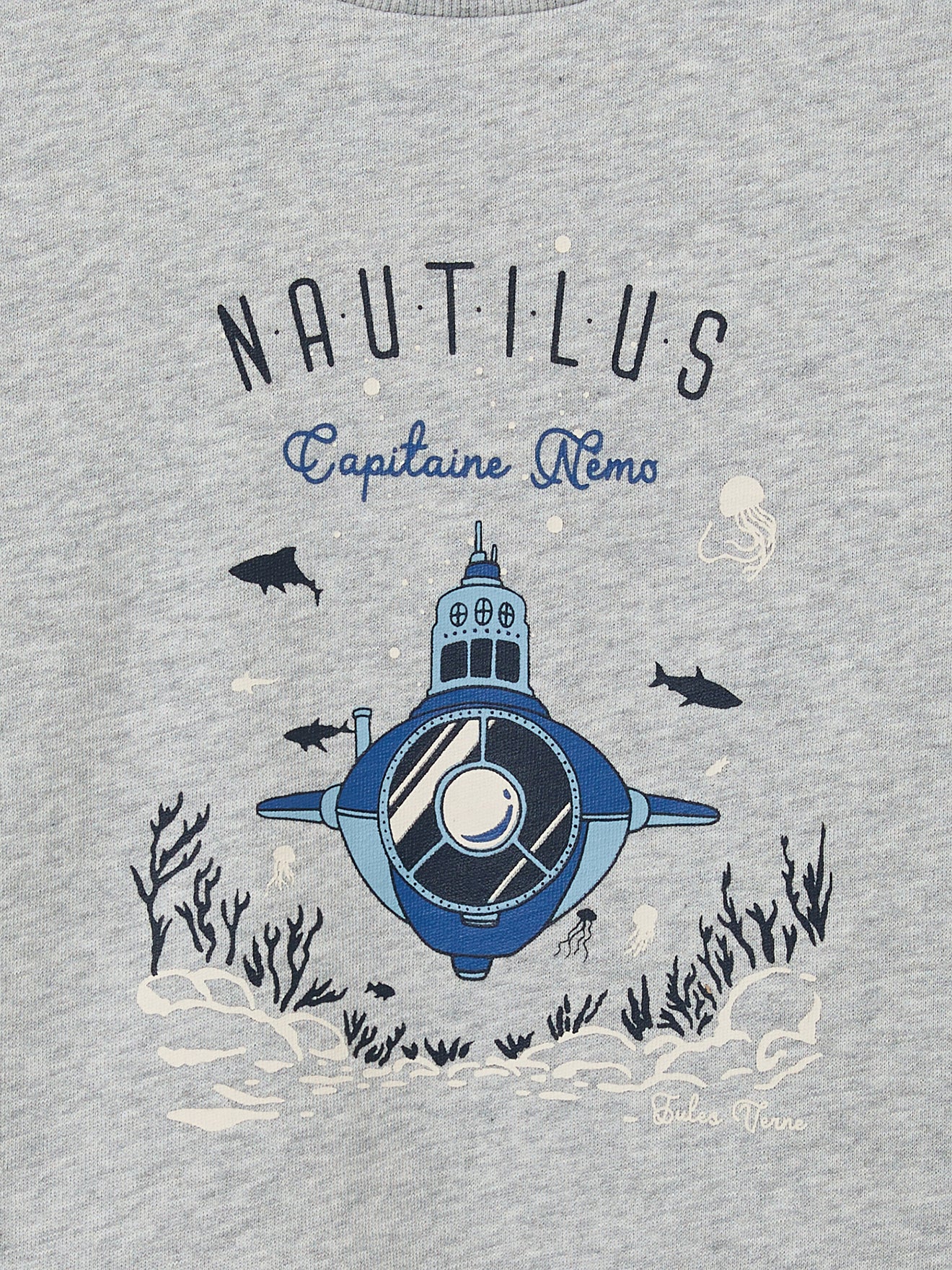 Child's organic cotton Jules Verne Collection sweatshirt