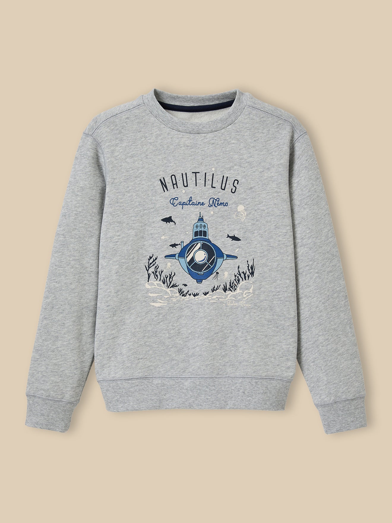Child's organic cotton Jules Verne Collection sweatshirt