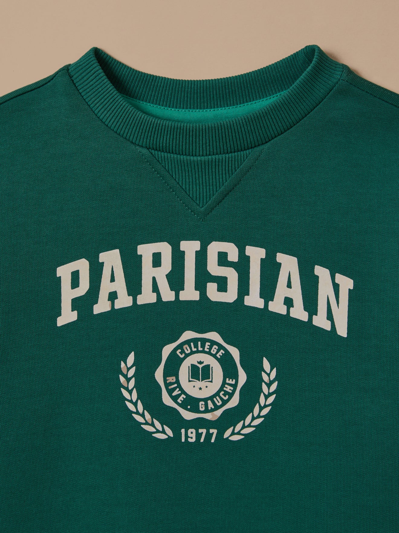 Boy's print organic cotton sweatshirt