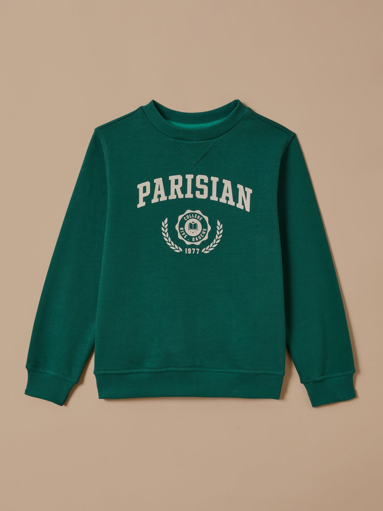 Boy's print organic cotton sweatshirt