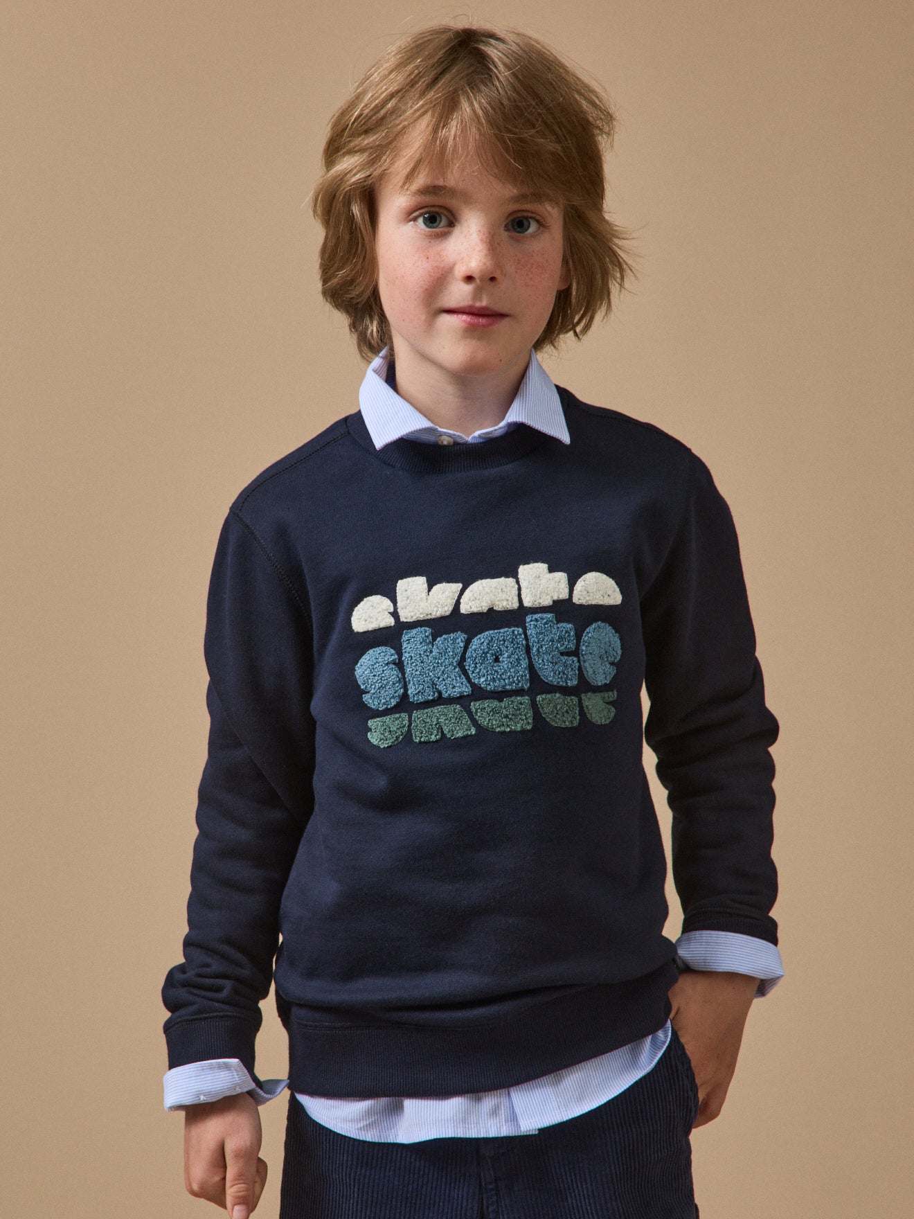 Sweat brodé Garçon