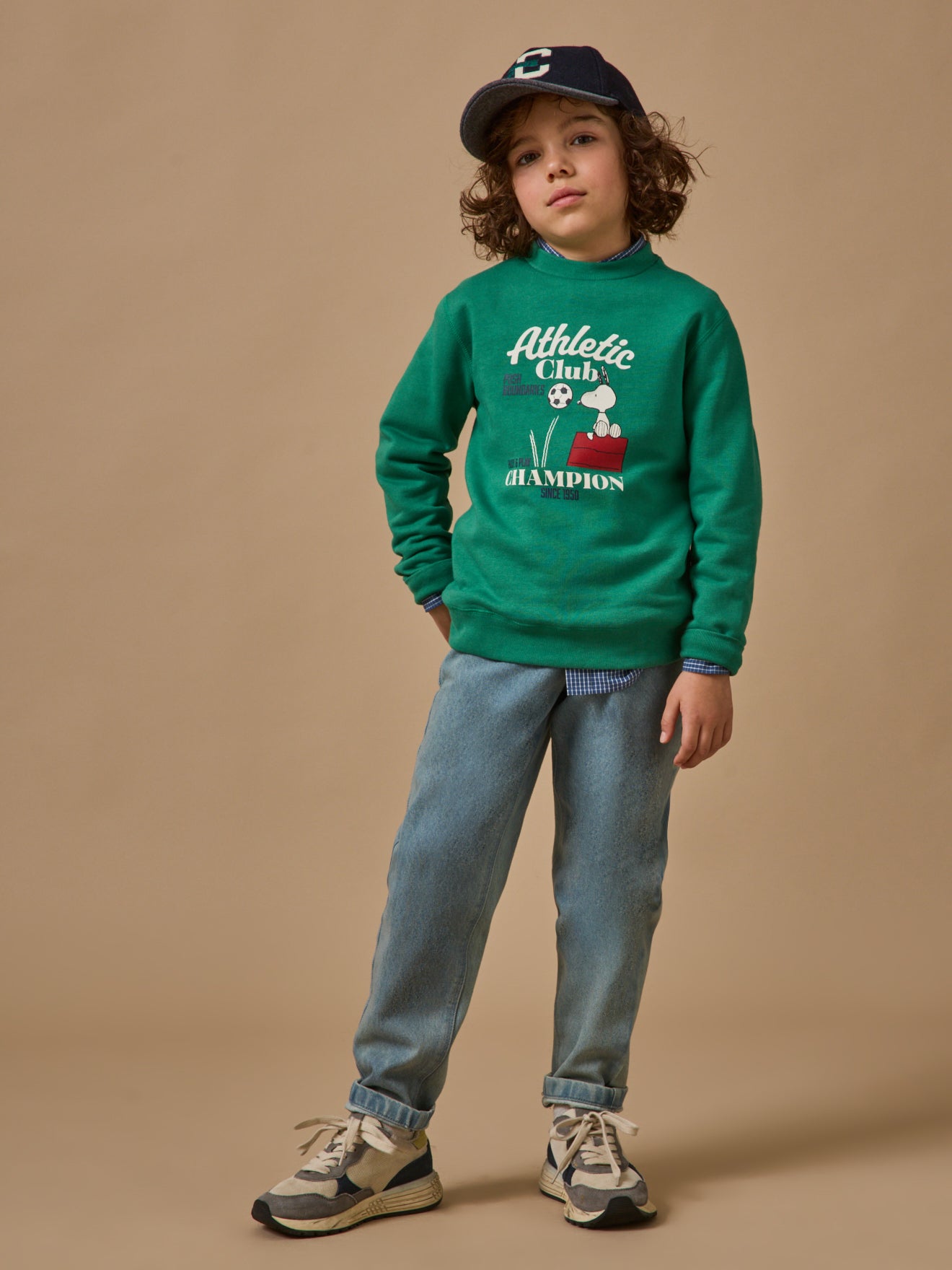 Child's Cyrillus x PEANUTS™ sweatshirt - The Snoopy Collection