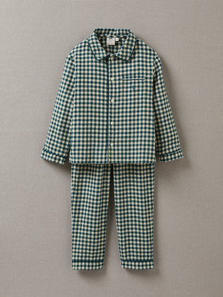 Boy's classic gingham check pyjamas