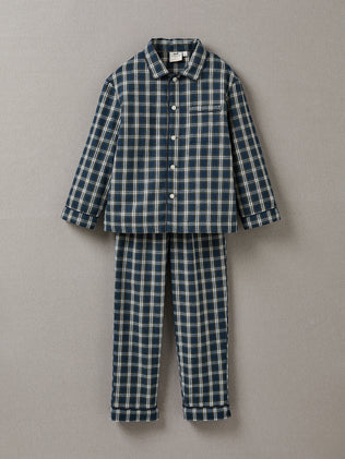 Boy's check pyjamas