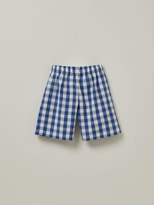 Boy's organic cotton surf-style pyjamas with shorts