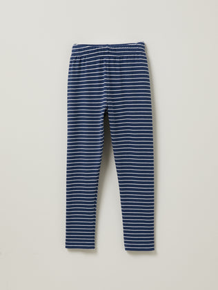 Boy's stripe organic cotton knit pyjamas