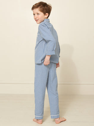 Boy's gingham check pyjamas