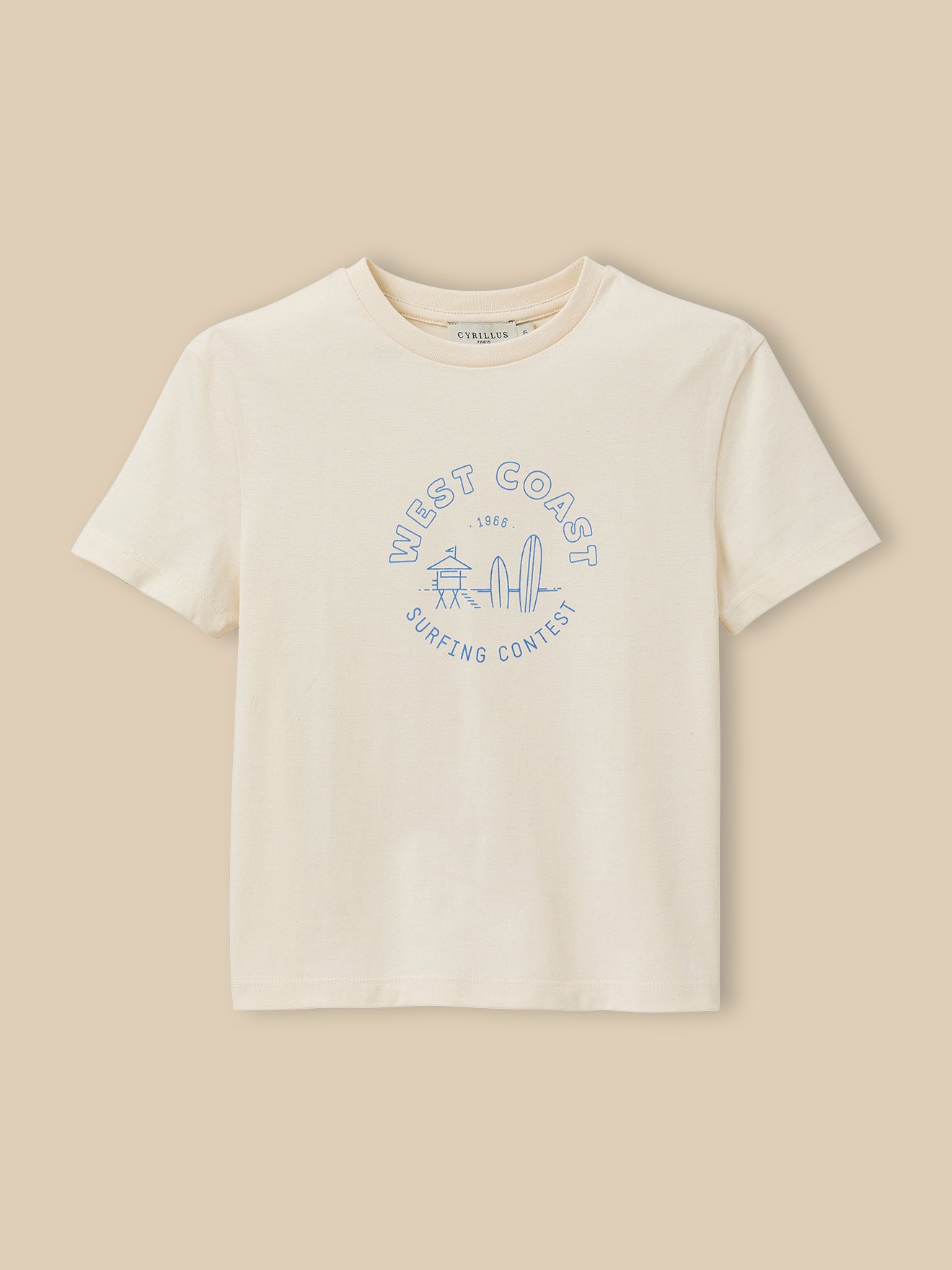 Boy's organic cotton pyjamas with shorts