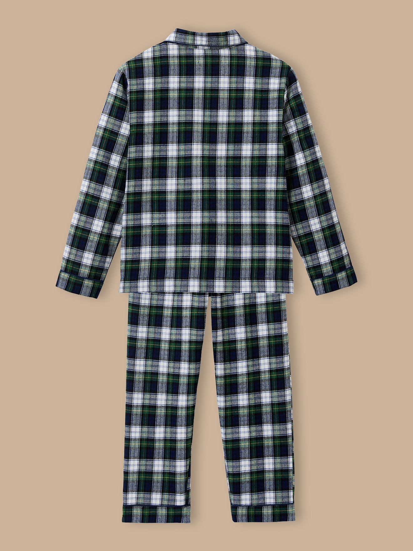 Pyjama grand-père carreaux Garçon