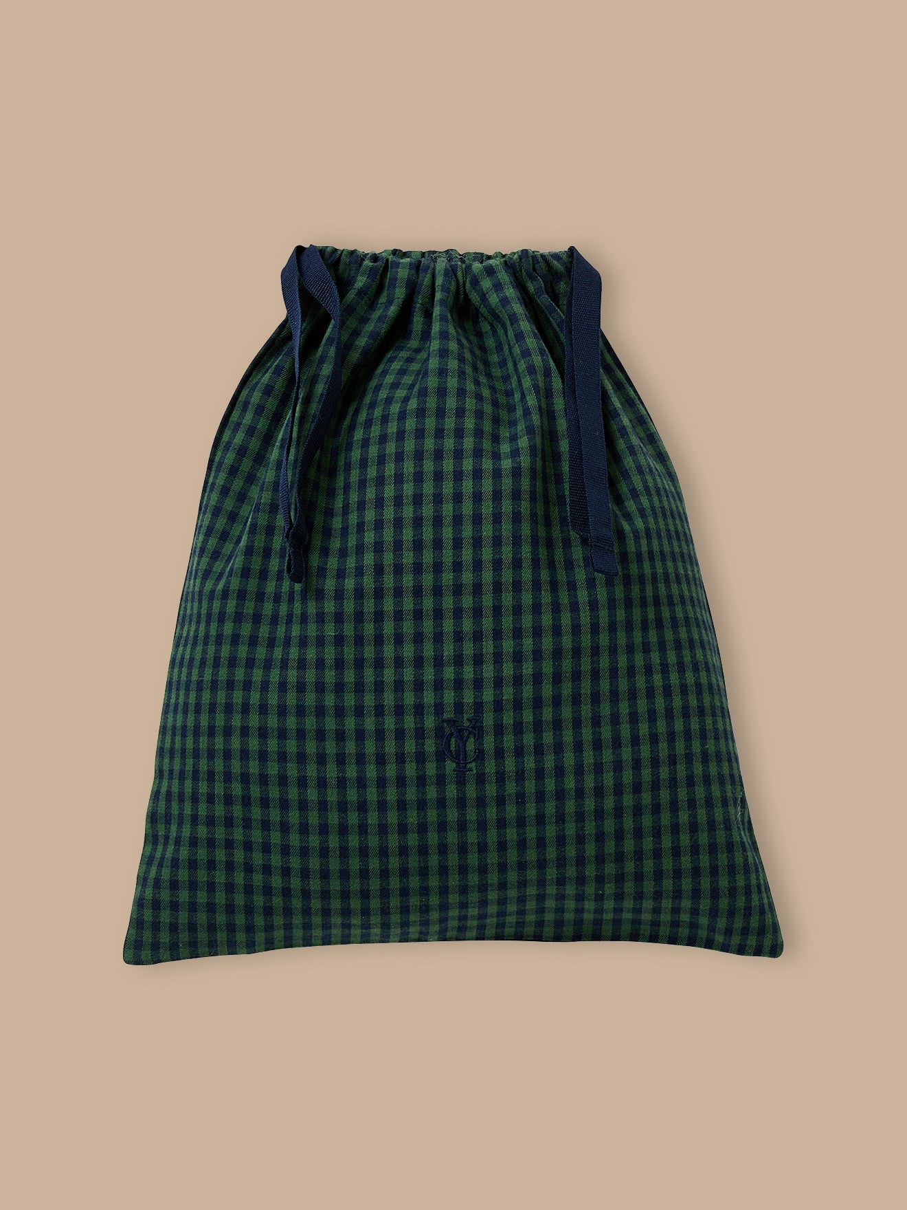Boy's checked grandfather-style pyjamas