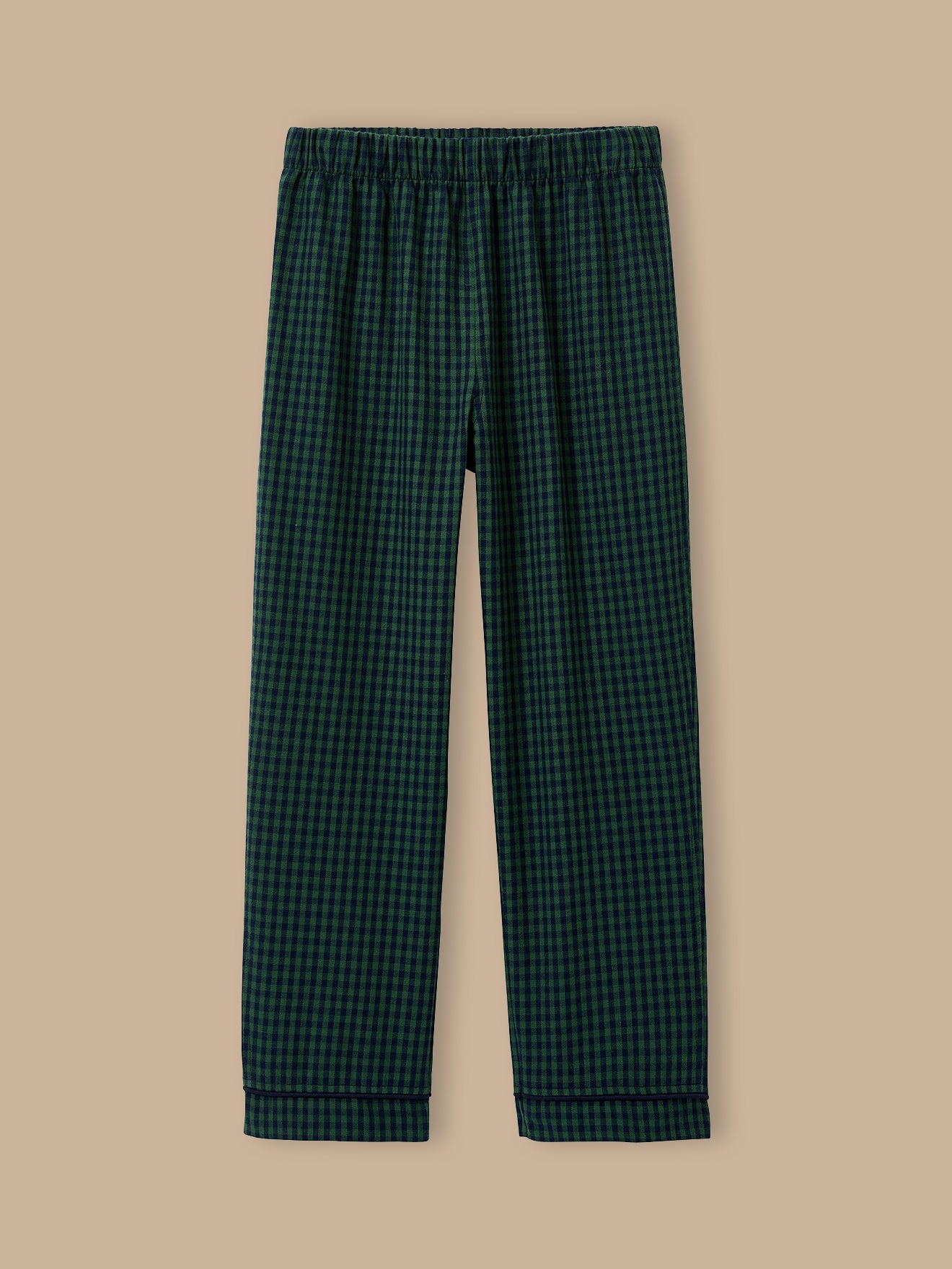 Boy's checked grandfather-style pyjamas