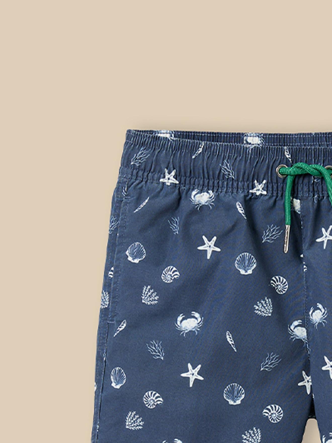 Short de bain "crabes" Garçon