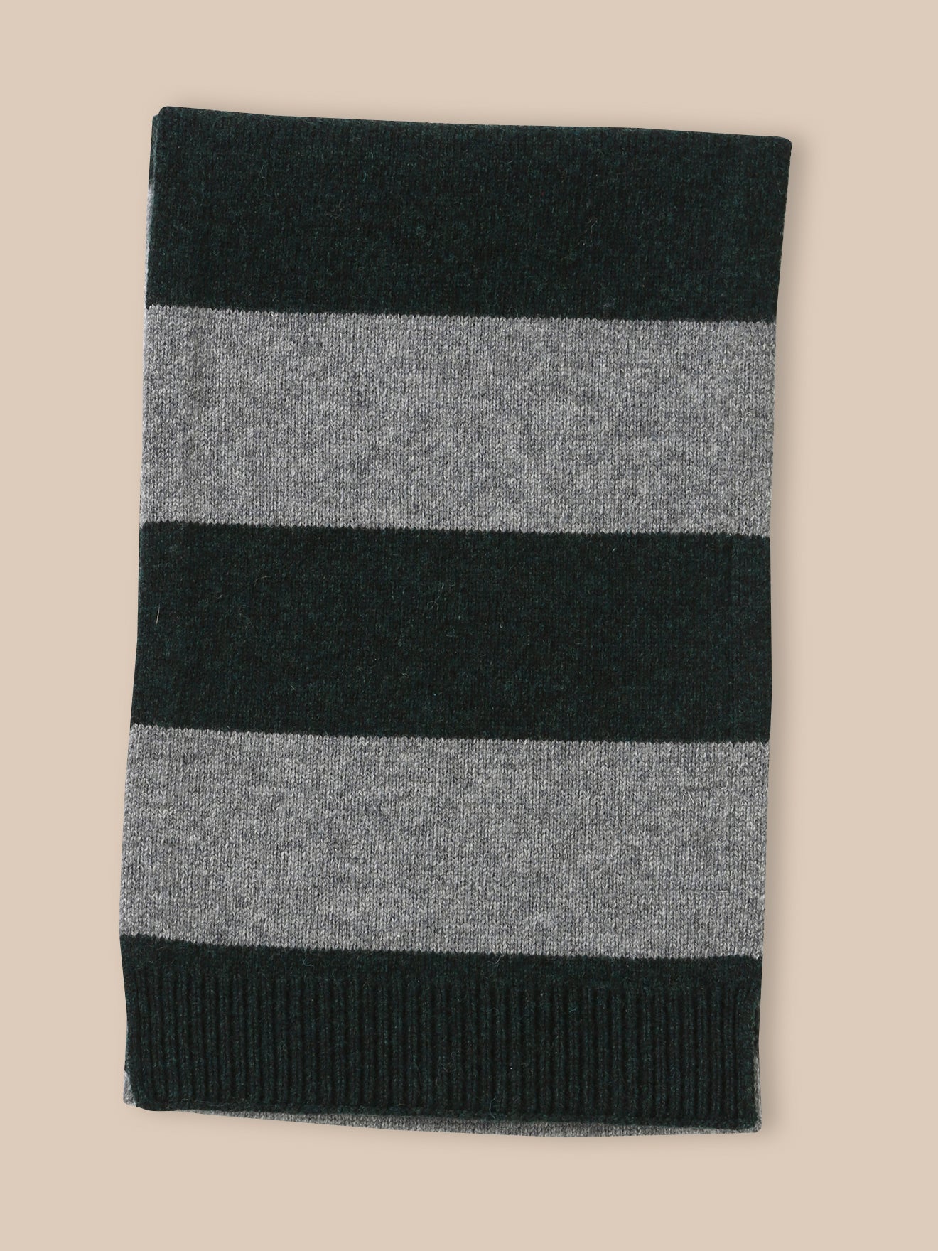 Boy's striped wool scarf