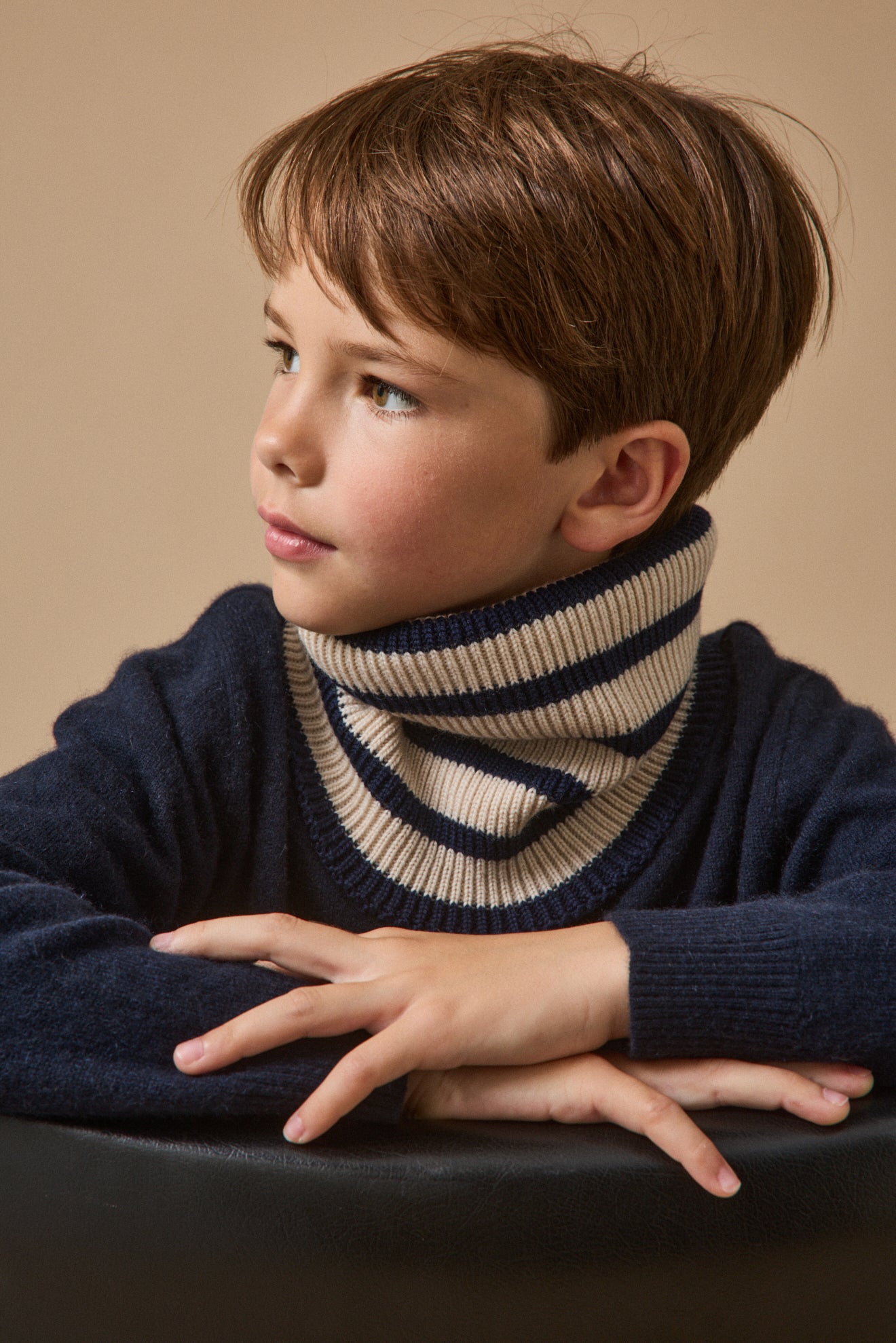 Snood laine mérinos Enfant - Cyrillus X les 3 Tricoteurs