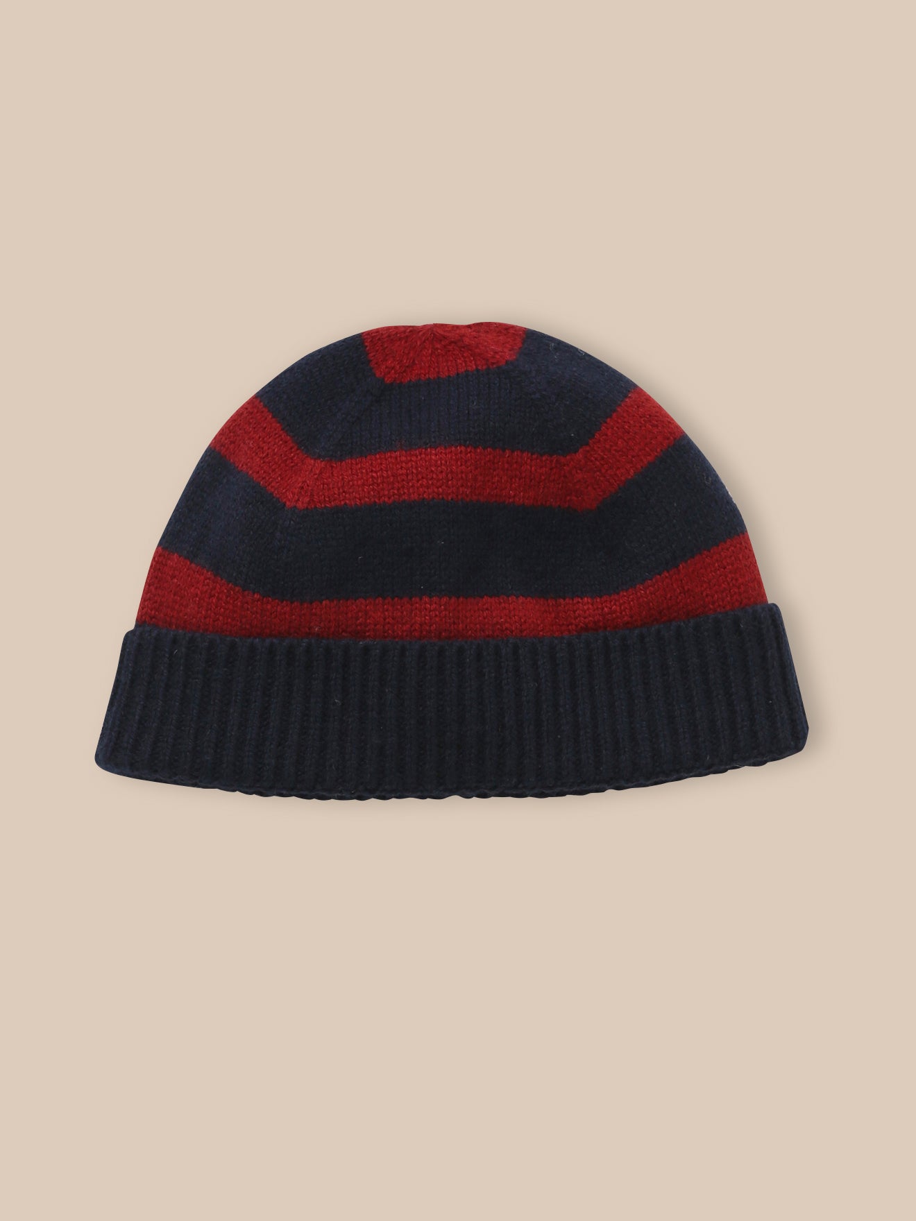 Boy's striped wool hat