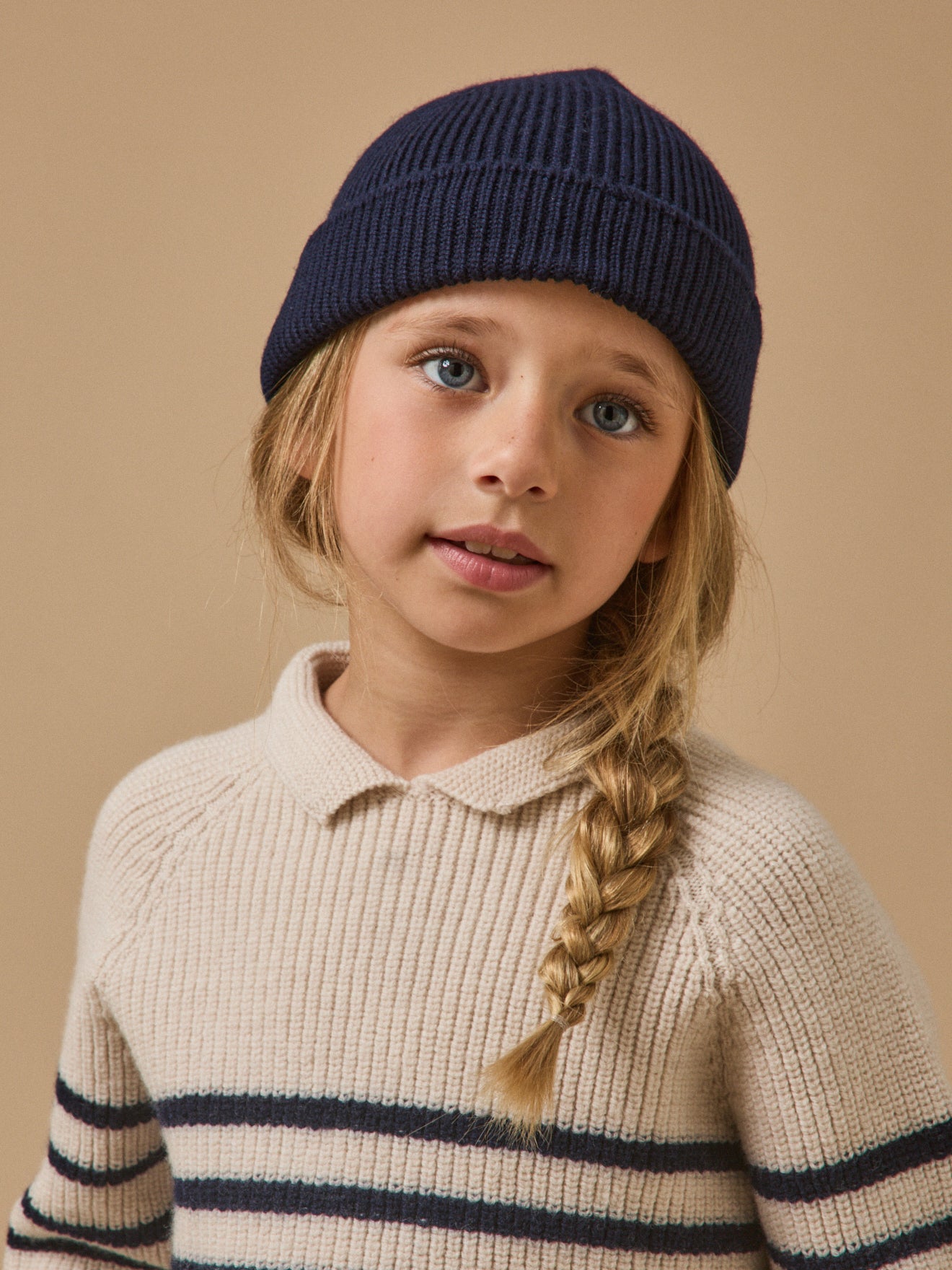 Bonnet laine mérinos enfant - Cyrillus X les 3 Tricoteurs