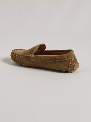 Boy's suede loafers