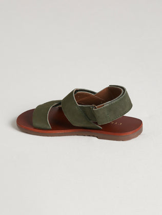 Boy's leather sandals