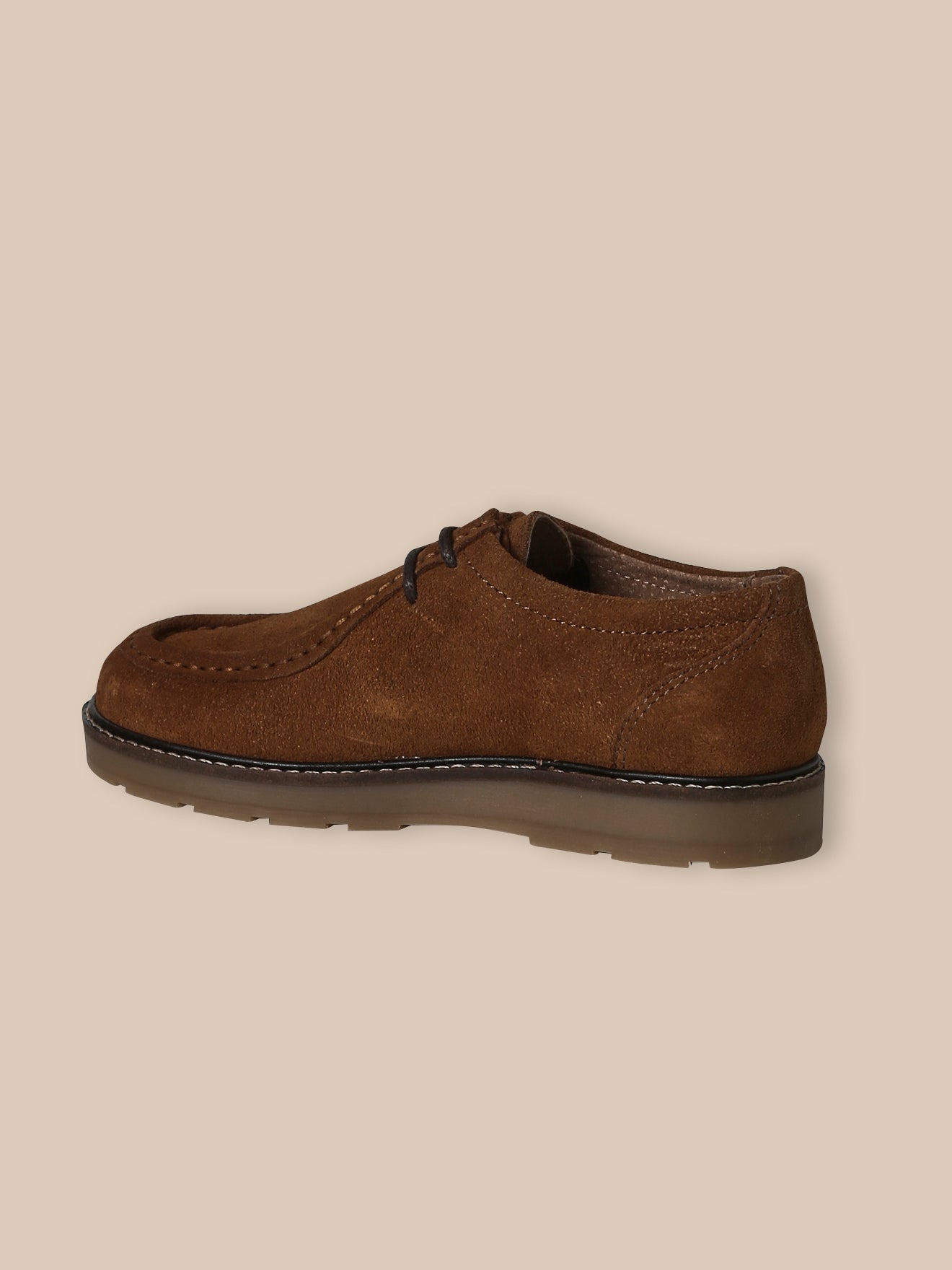 Derbies à lacets croûte de cuir Garçon