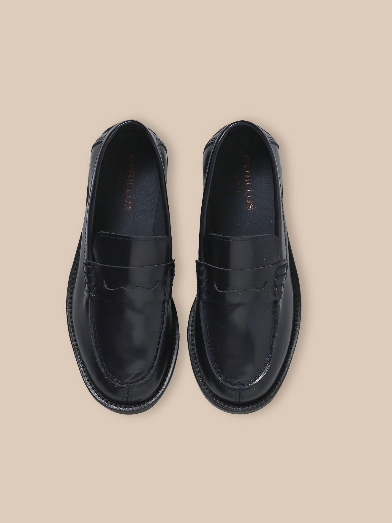 Boy's leather loafers