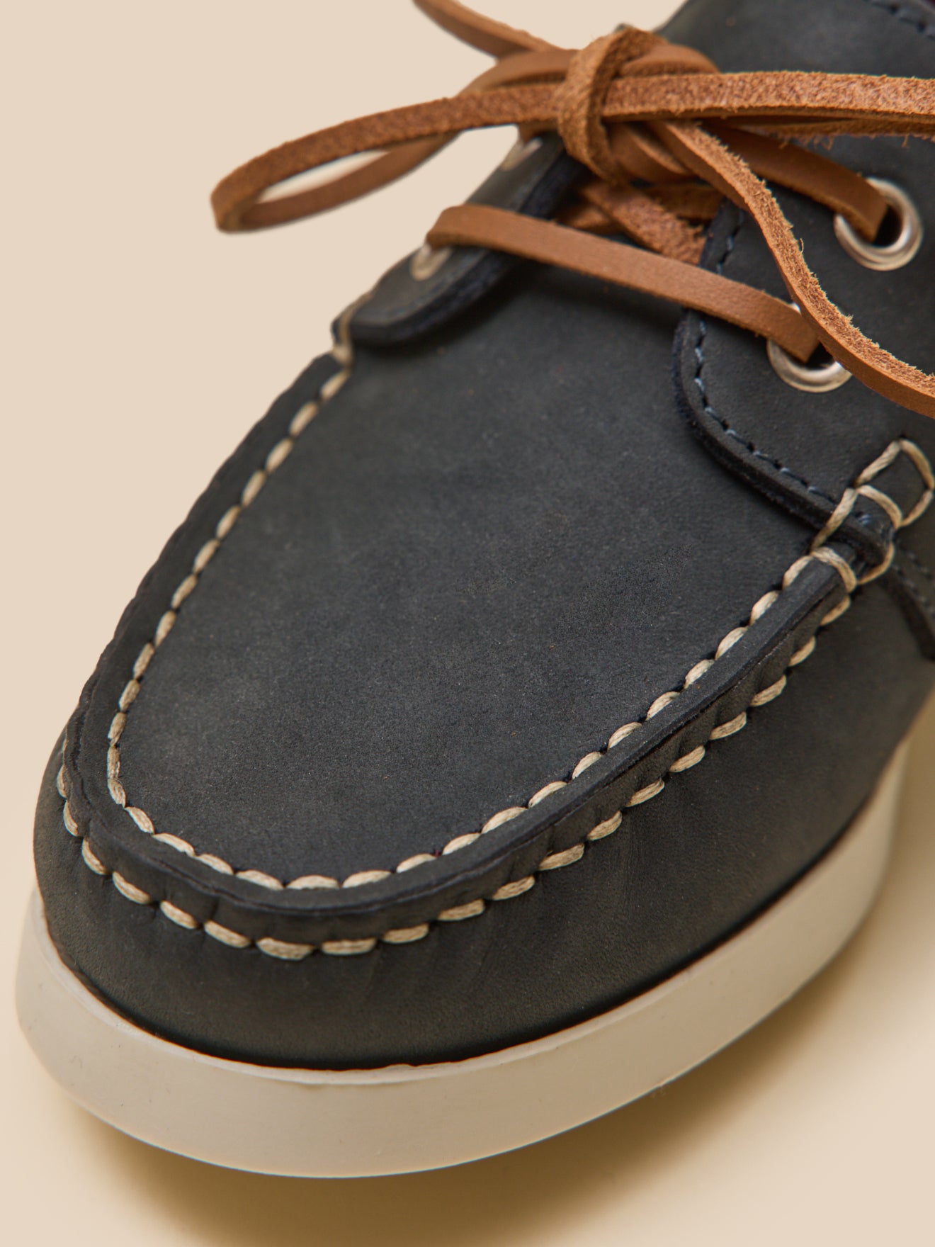 Chaussures bateau en cuir Garçon