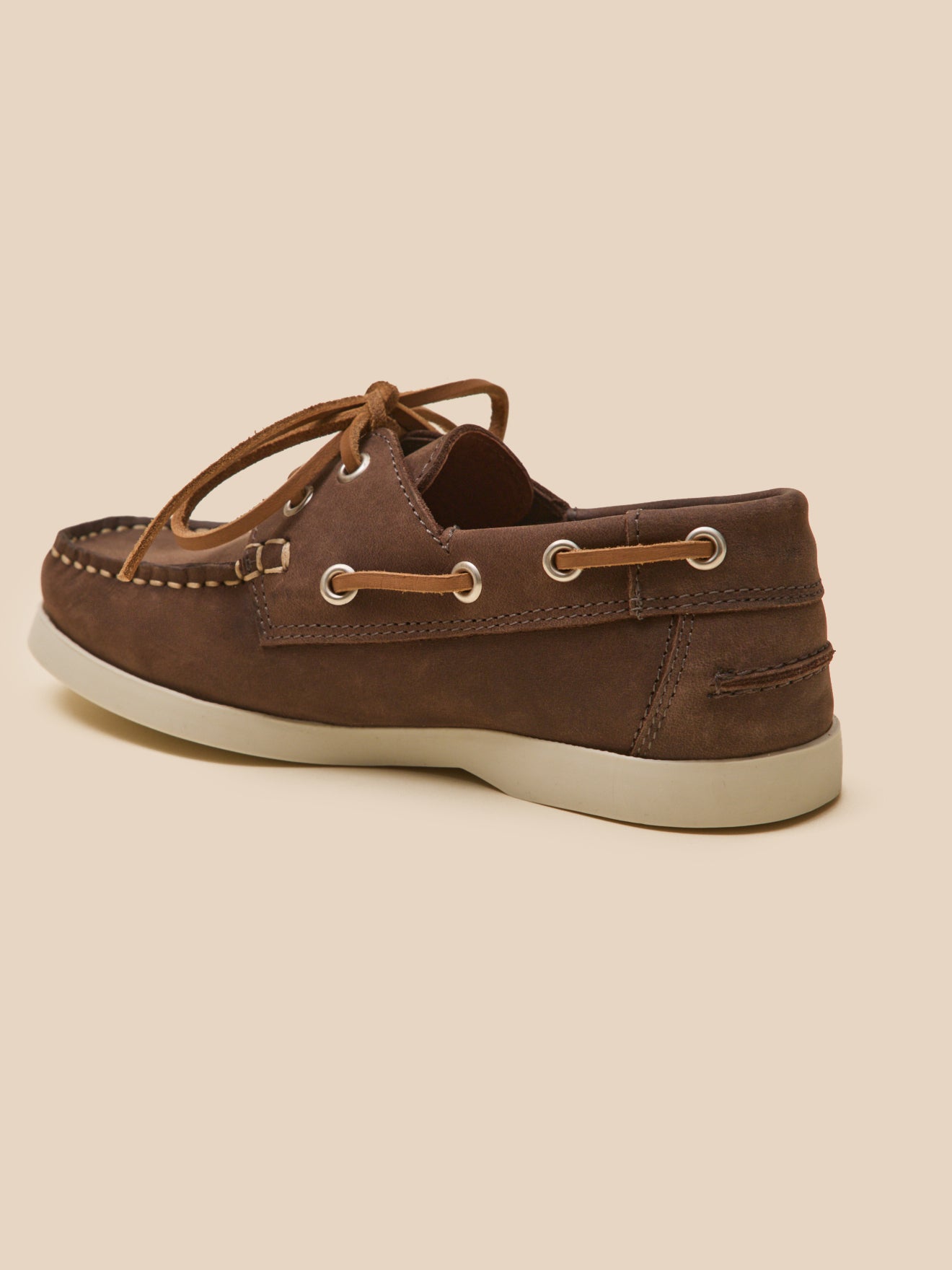 Chaussures bateau en cuir Garçon