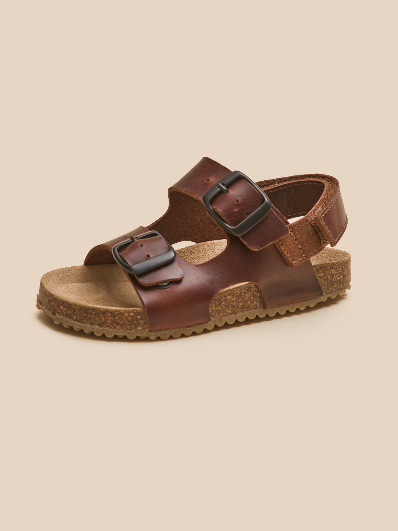 Sandales à brides garçon en cuir