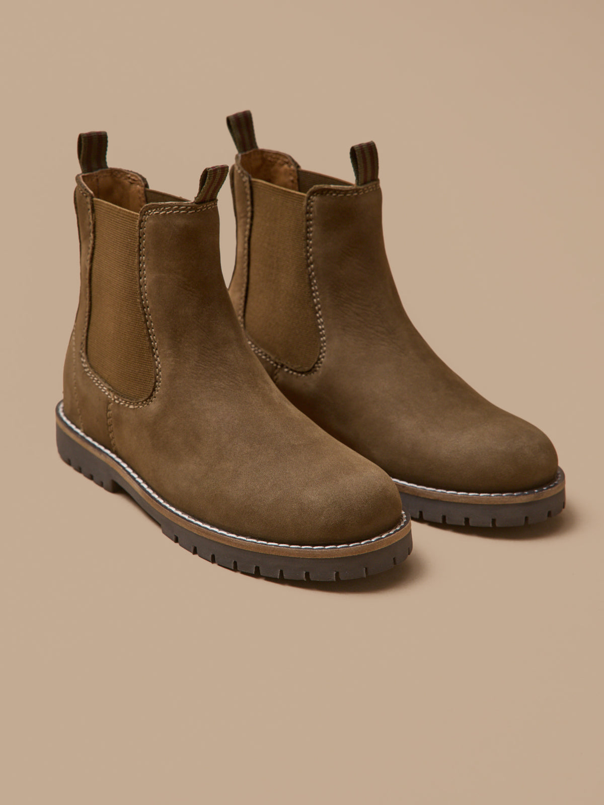 Boy's nubuck leather Chelsea boots