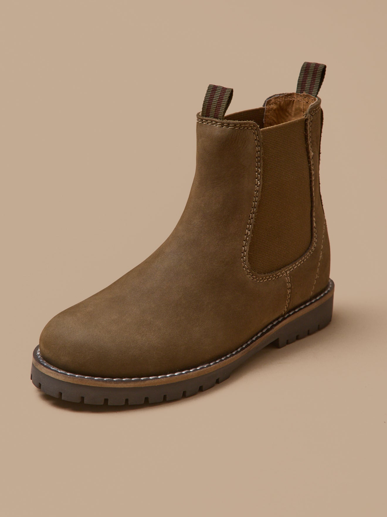Boy's nubuck leather Chelsea boots
