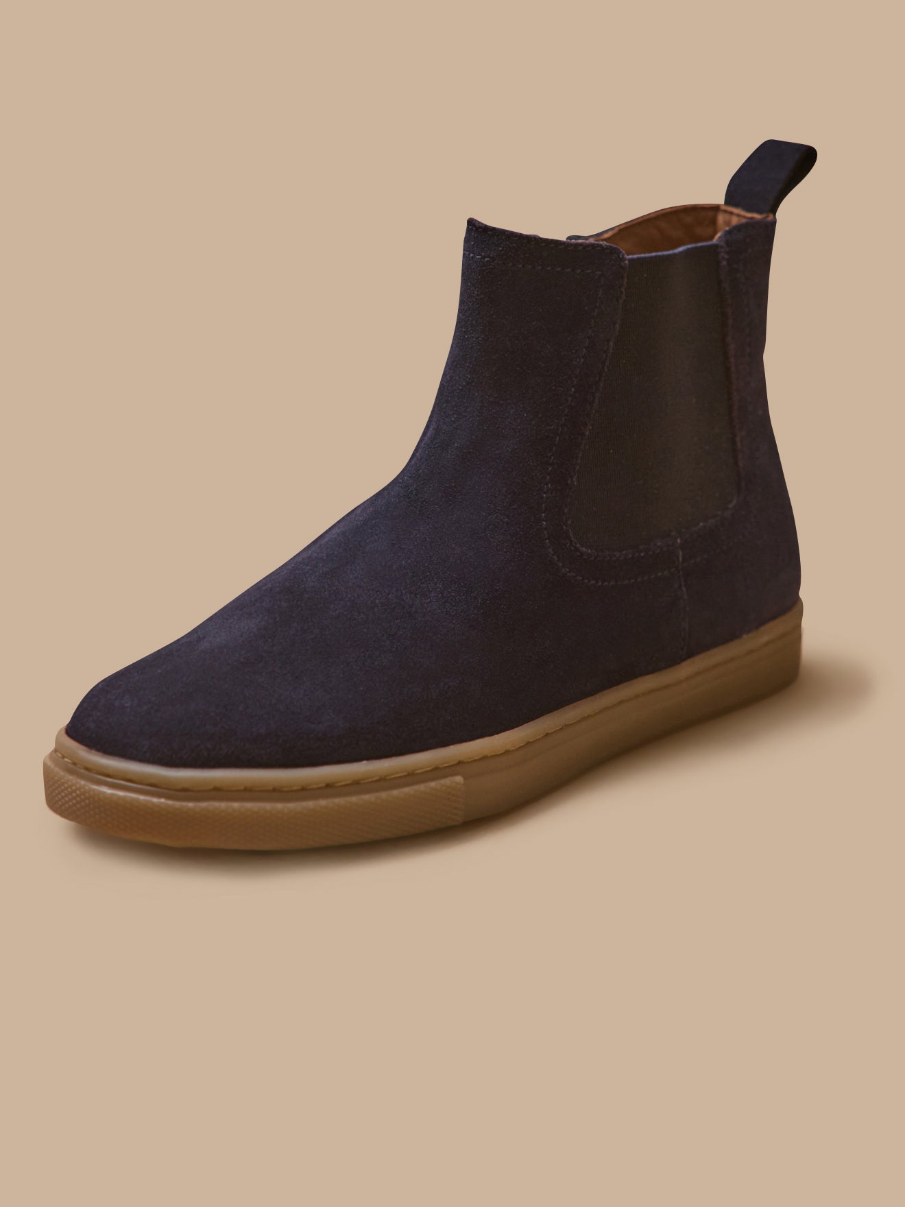 Boots chelsea cuir suédé garçon