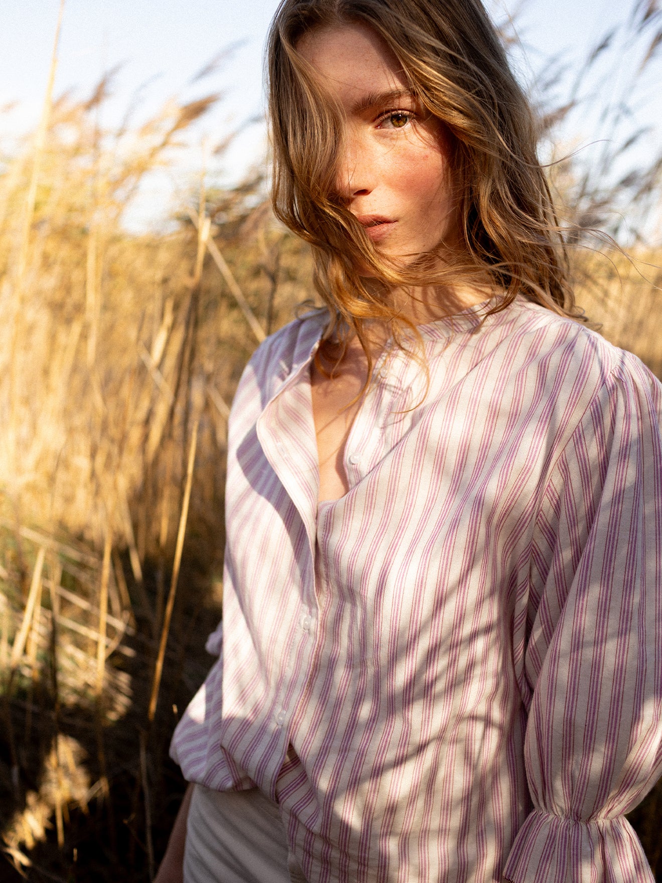 P2_FEMME_chemisier_rayee_rose