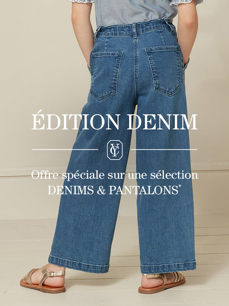 Jupe En Jean Cyrillus Pour Fille - Taille 8 Ans - Neuve (lavée Une Fois) - Longueur Genou, Fermeture Bouton