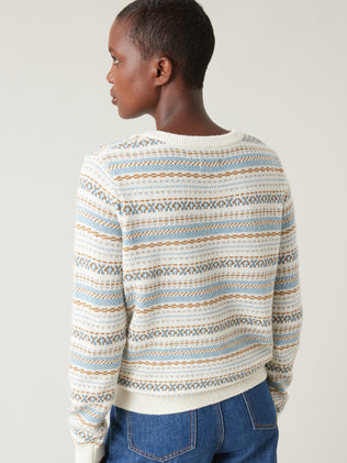 Women's jacquard sweater - The Family Collection