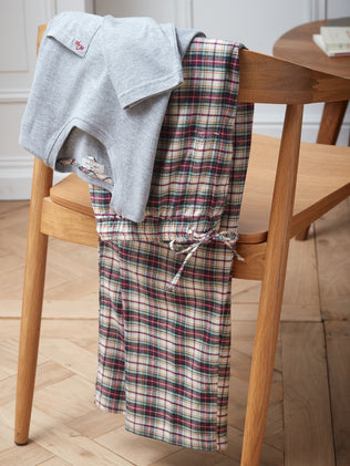 Men's dual-fabric pyjamas