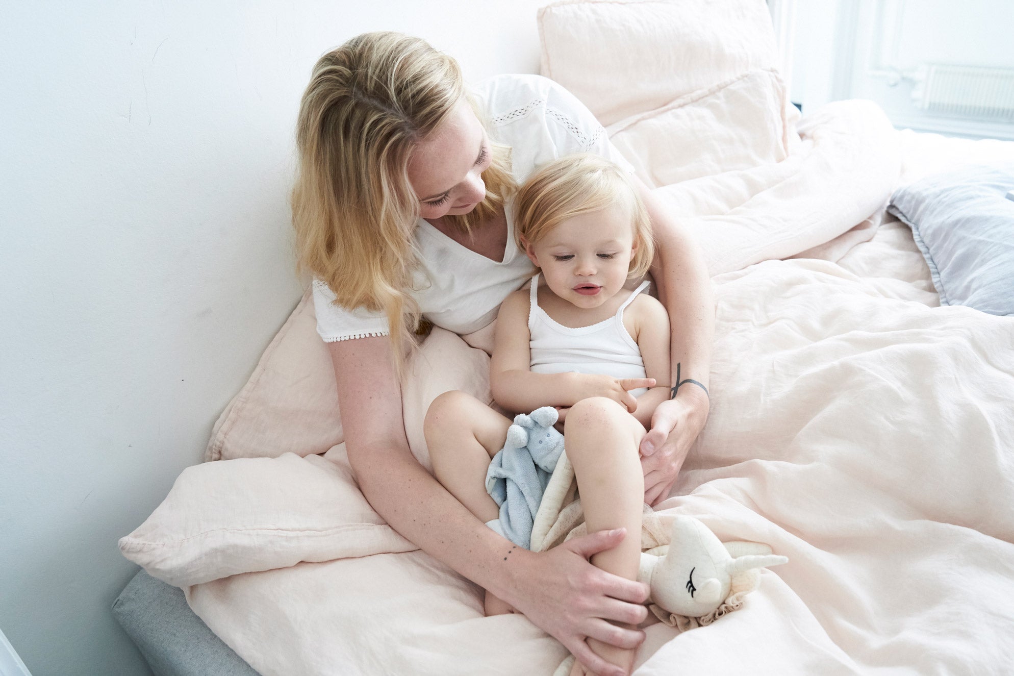 “Cocoon” pre-washed linen duvet cover