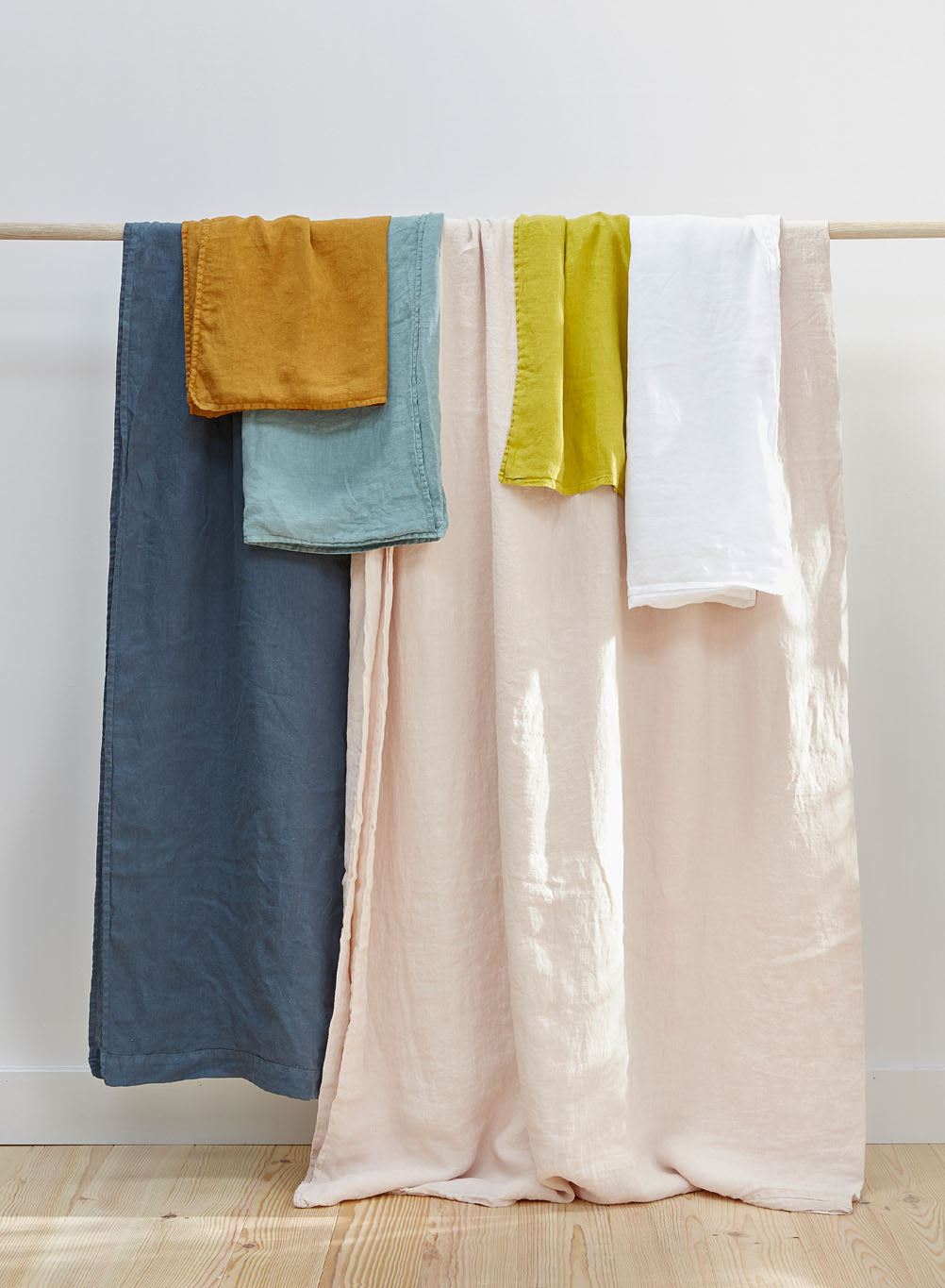 “Cocoon” pre-washed linen duvet cover