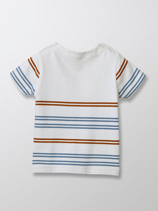 Baby's stripe organic cotton T-shirt