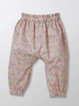 Baby's harem pants made with Liberty fabric