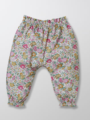 Baby's harem pants made with Liberty fabric