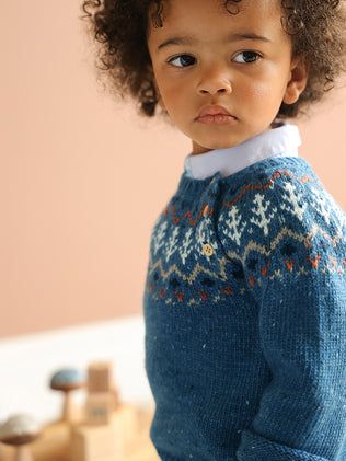 Baby's jacquard sweater