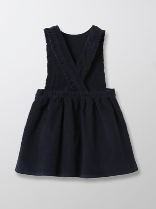 Baby's corduroy apron-dress
