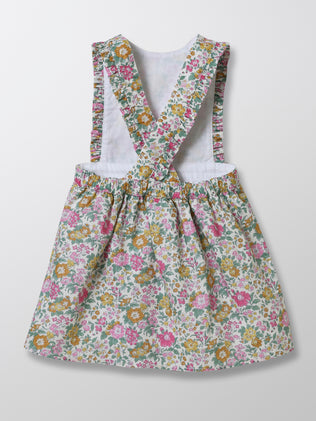Baby's apron-dress made with Liberty fabric
