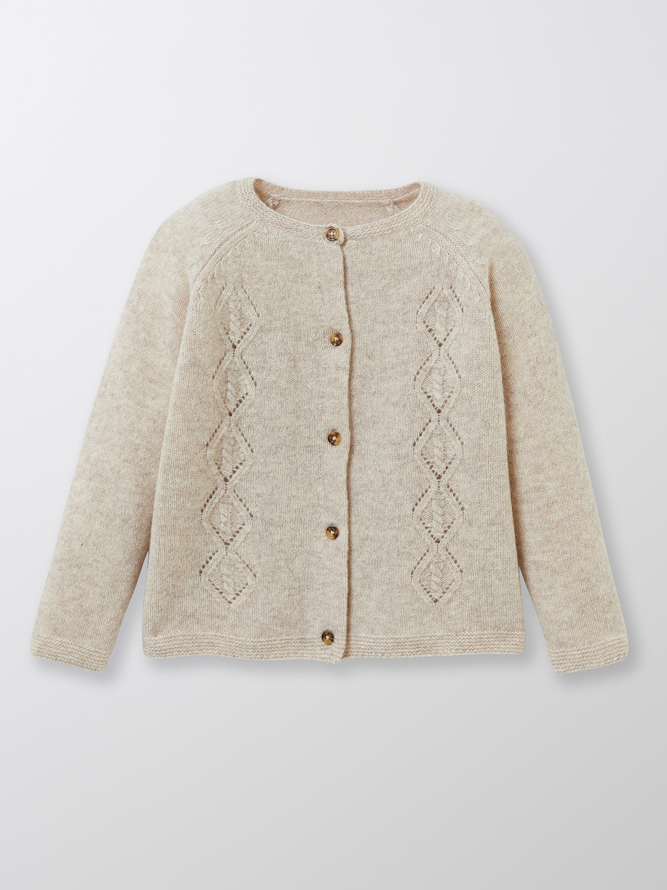 Girl's Merino wool cardigan