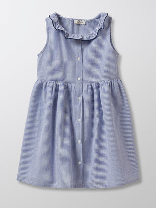 Girl's organic cotton shirt-dress