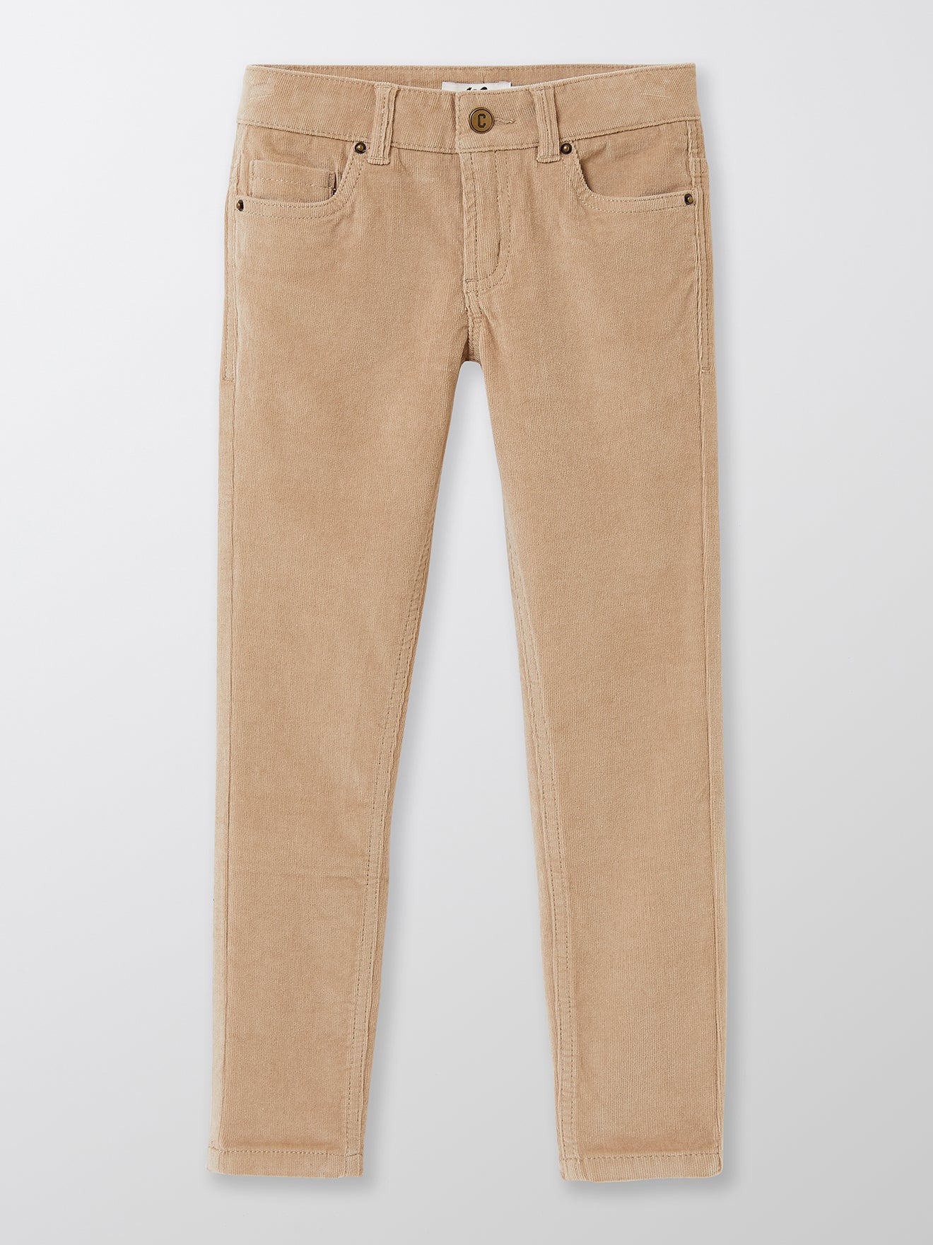 Boy's slim-fit corduroy trousers