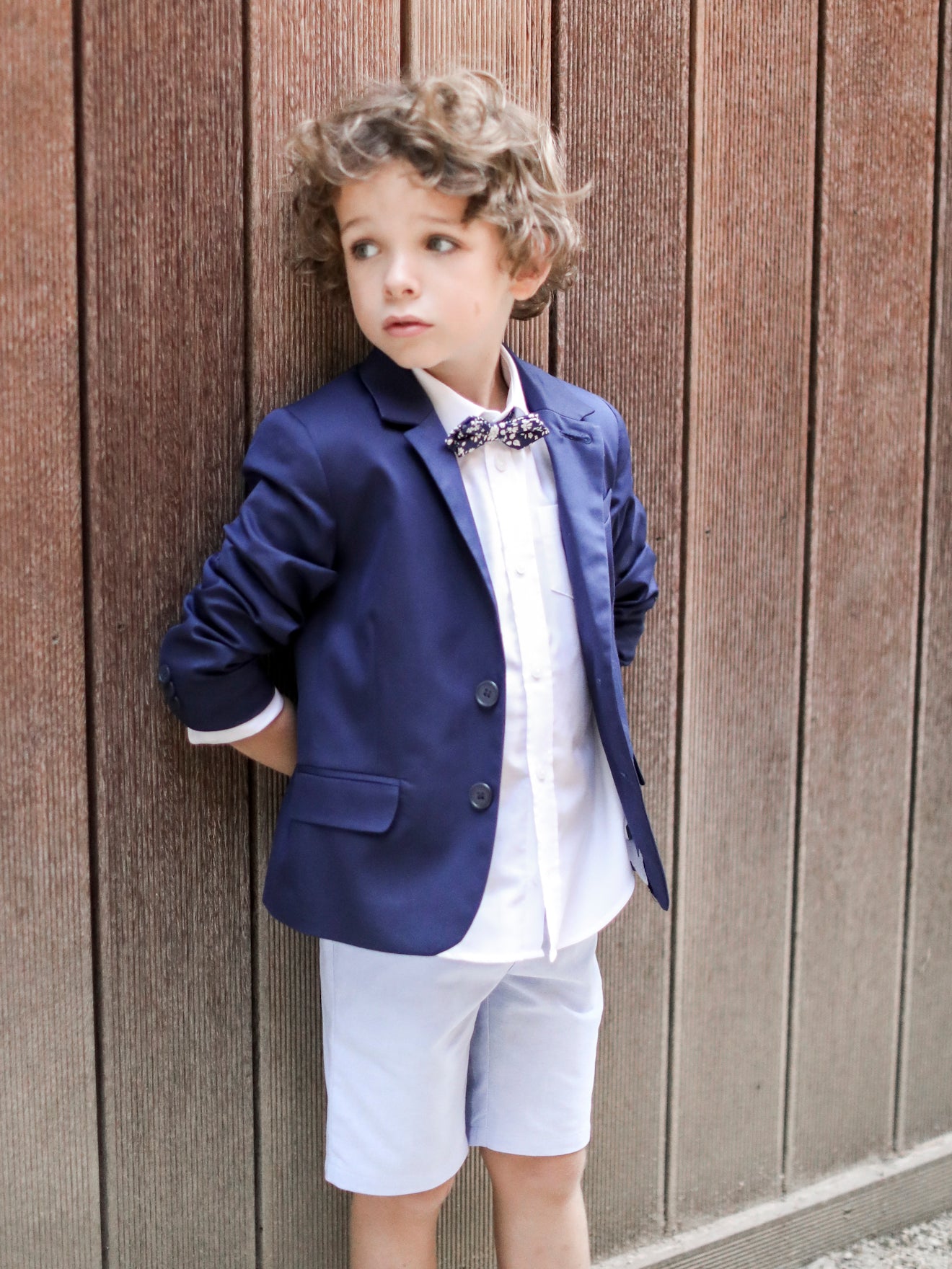 Bermuda lin/coton Garçon - Collection fêtes et mariages