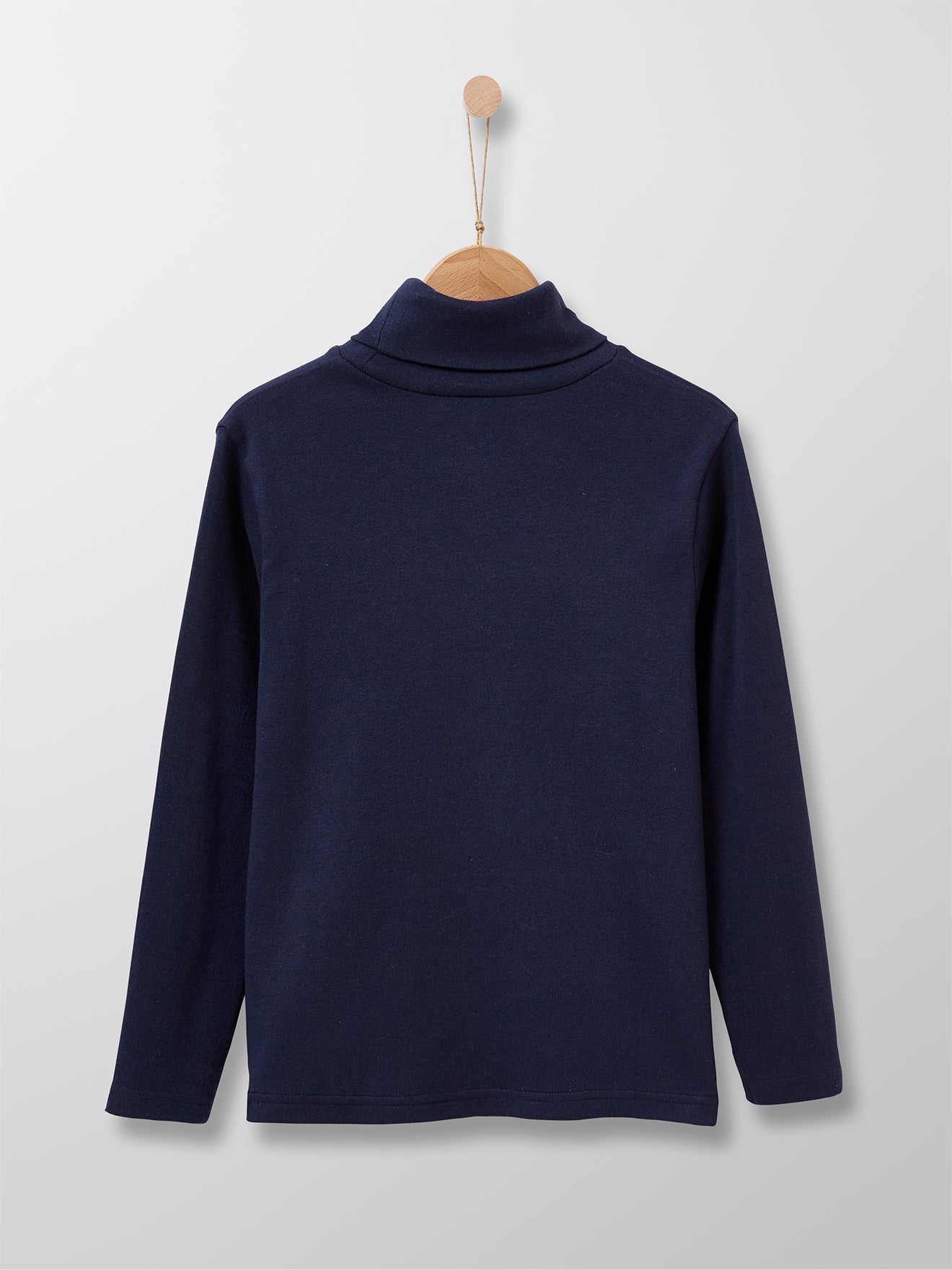 Boy's organic cotton rollneck top